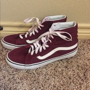 Vans high top shoes